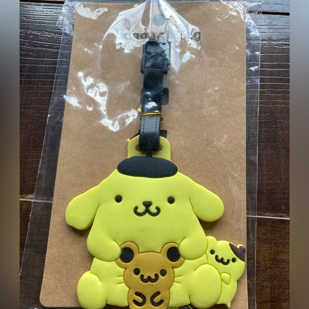 Brand New Pompompurin Luggage Tag